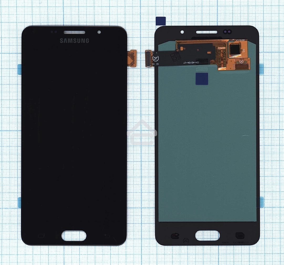 Дисплей для Samsung Galaxy A5 (2016) SM-A510F (OLED) черный