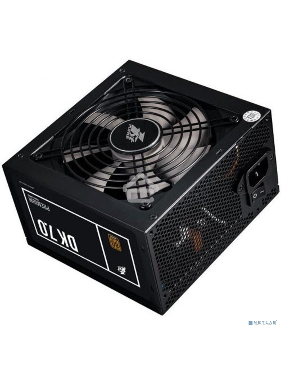 Блок питания 1STPLAYER DK PREMIUM PS-700AX, 700Вт, 80 PLUS Bronze, 120мм, черный