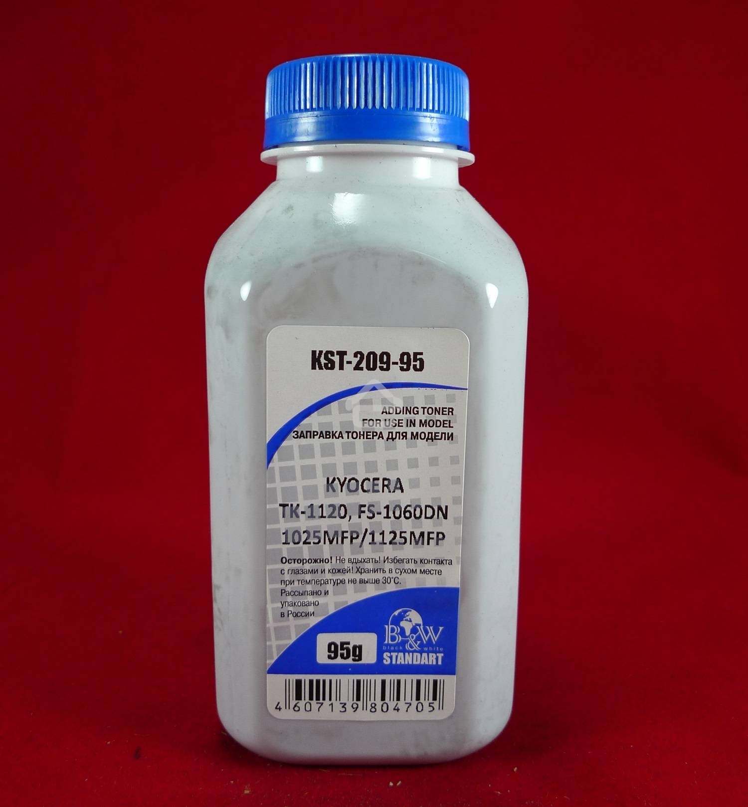 Тонер Kyocera TK-1120, FS-1060DN/1025MFP/1125MFP (фл. 95г) B&W Standart фас Россия