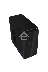 Компьютерный корпус InWin POWERMAN ES726BK USB 3.0 (Mini Tower, mATX, 450W PM-450ATX, USBx2, USB 3.0x2 + Audio, черный) <6120259>