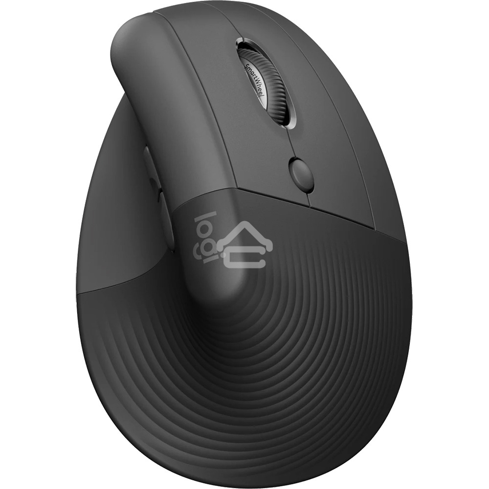 Мышь беспроводная Logitech Lift графитовый, 4000 dpi, радиоканал, Bluetooth, USB, кнопки - 6