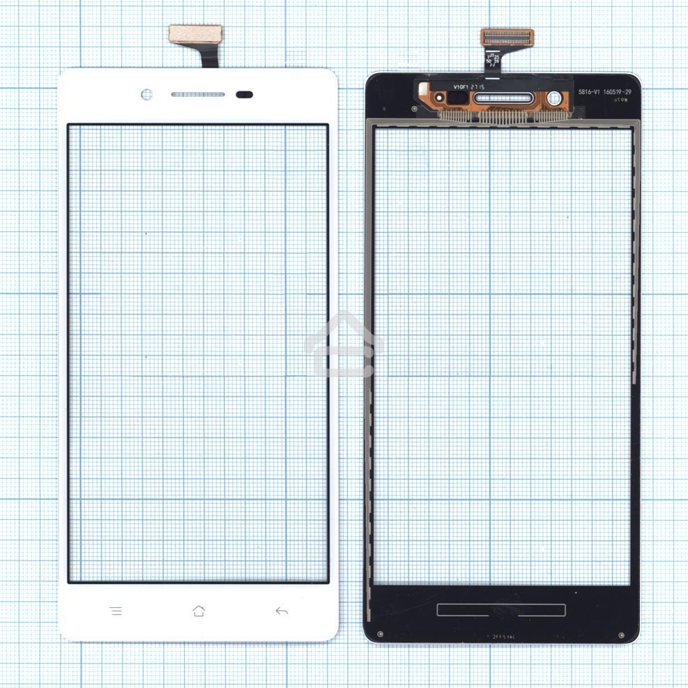 Сенсорное стекло (тачскрин) для OPPO Neo 7, белое