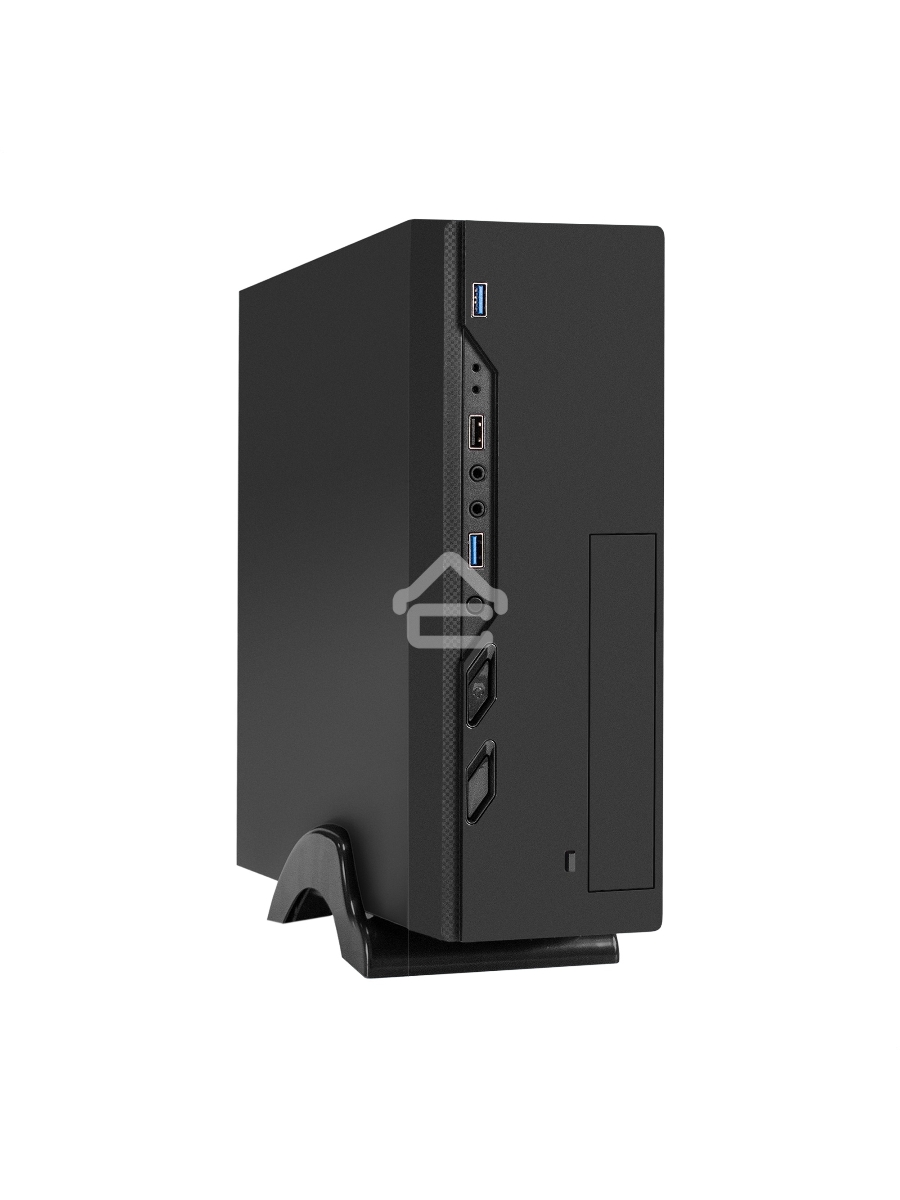Компьютерный корпус Desktop ExeGate MI-208U2 (mini-ITX/mATX, без БП, 1*USB+2*USB3.0, аудио, черный)