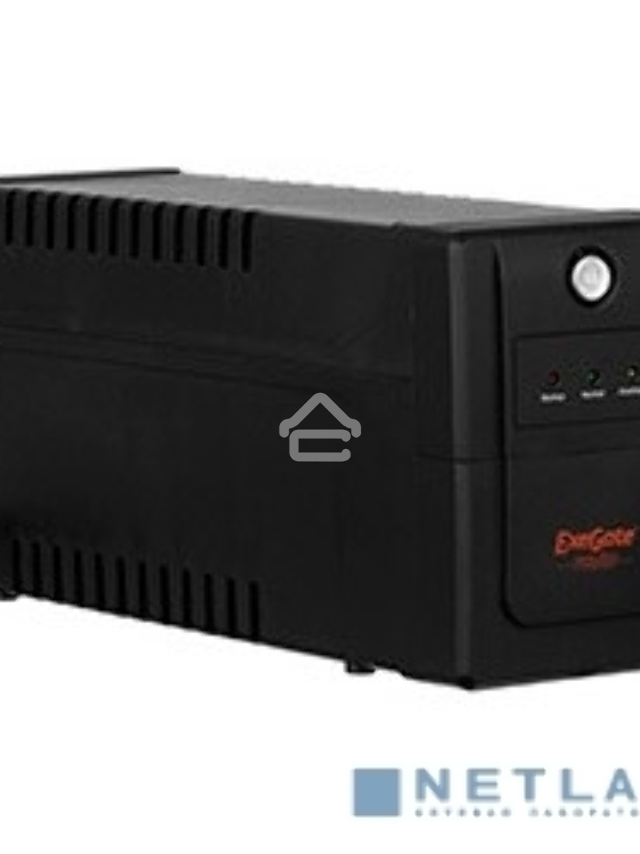 Источник бесперебойного питания ExeGate EP285542RUS Power Back BNB-650.LED.AVR.C13.RJ.USB <650VA/360W, LED, AVR,4*IEC-C13, RJ45/11, USB, Black>