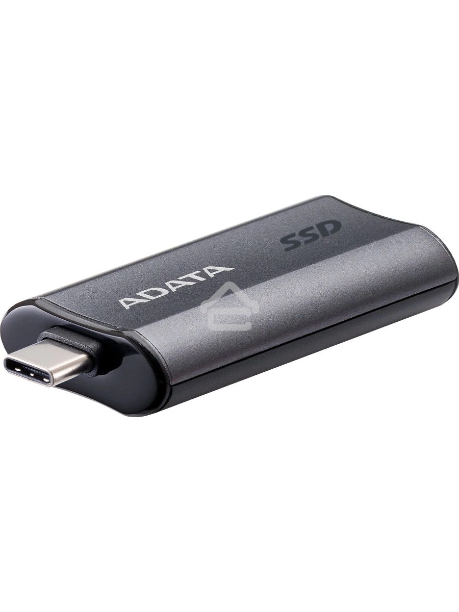 Твердотельный диск A-DATA External SC750 серый SC750-2000G-CCBK 2TB USB 3.2 Gen 2 Type-C, [R/W -1050/1000 MB/s]