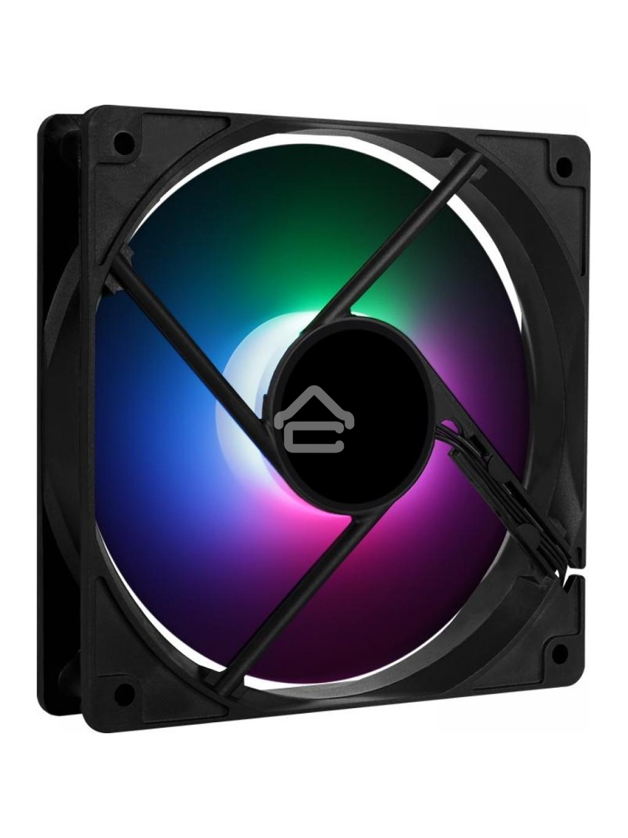 Вентилятор для корпуса Aerocool / Formula Frost 12 черный, 120 мм, 1000 об/мин, 23.7 дБ, 3 pin