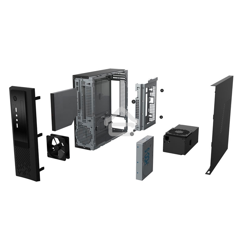 Компьютерный корпус SlimCase InWin PS201BK PM-300TFX U3.0*2+A(HD)+FAN[6125688]