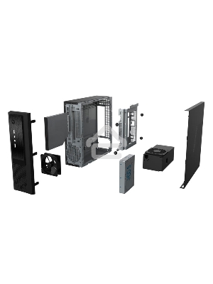 Компьютерный корпус SlimCase InWin PS201BK PM-300TFX U3.0*2+A(HD)+FAN  [6125688]