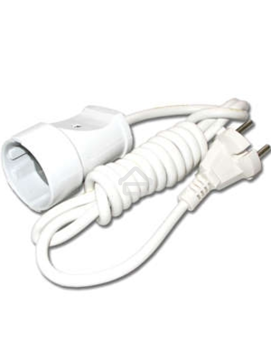 Удлинитель 1х3м без заземл. 6А IP44 УШ-6 ПВС 2х0.75 UNIVersal 5568946