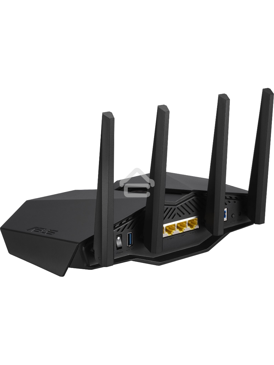 Роутер ASUS RT-AX82U роутер 802.11b/g/n/ac/ax, до 574 + 4804Мбит/c, 2,4 + 5 гГц, 4 антенны, USB, GBT LAN ; 90IG05G0-MO3R10