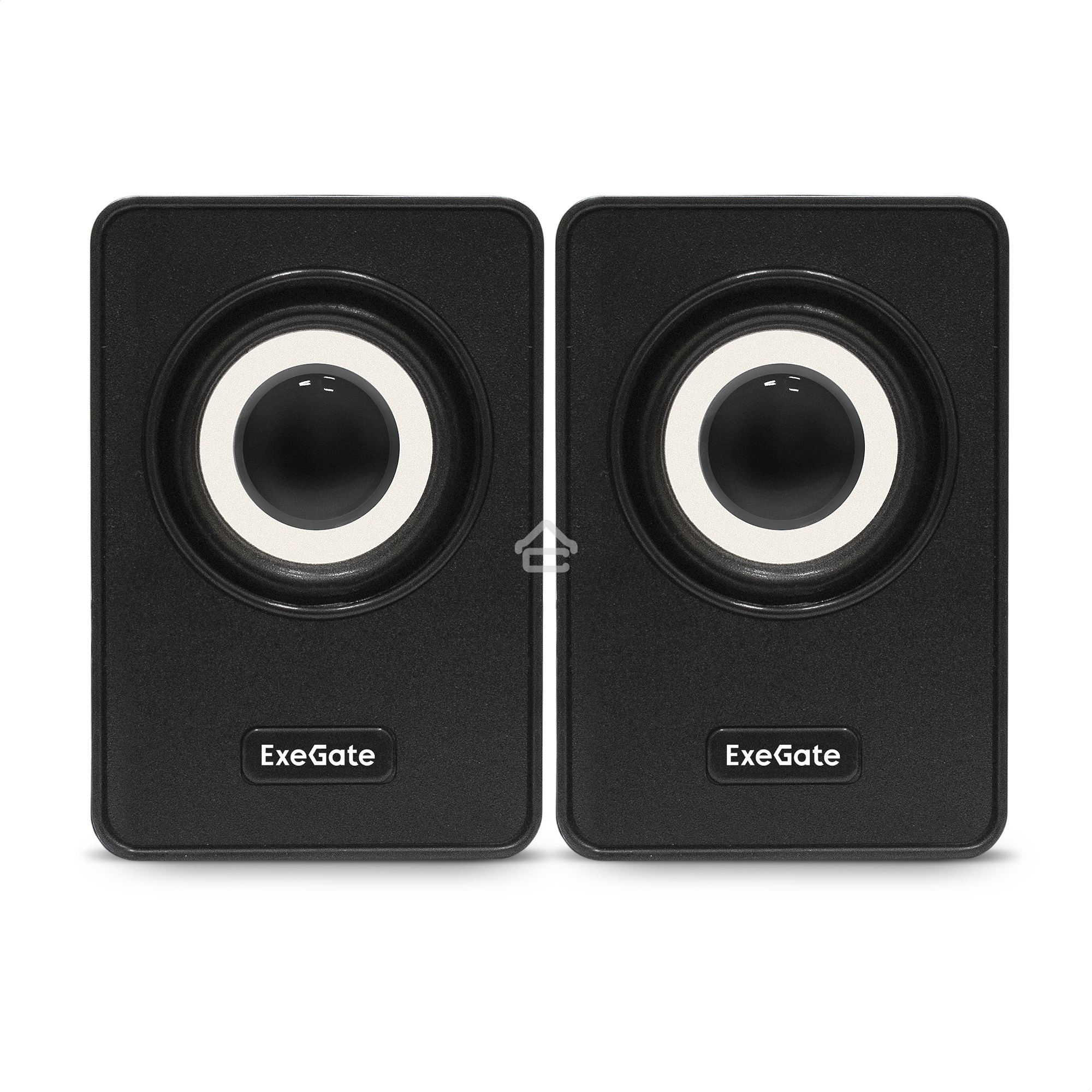Акустическая система 2.0 ExeGate EX287054RUS Disco 120 (питание USB, 2х3Вт (6Вт RMS), 100-20000Гц, черный)