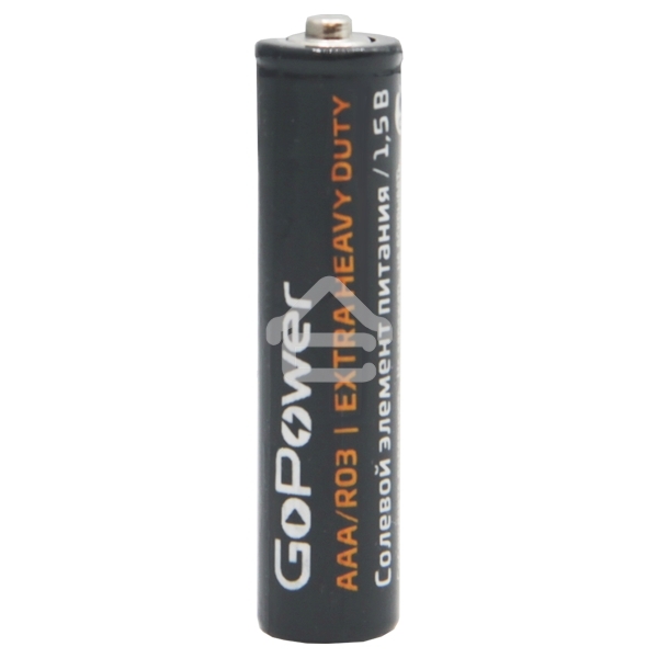 Батарейка GoPower R03 AAA Shrink 4 Heavy Duty 1.5V (4/60/1200)