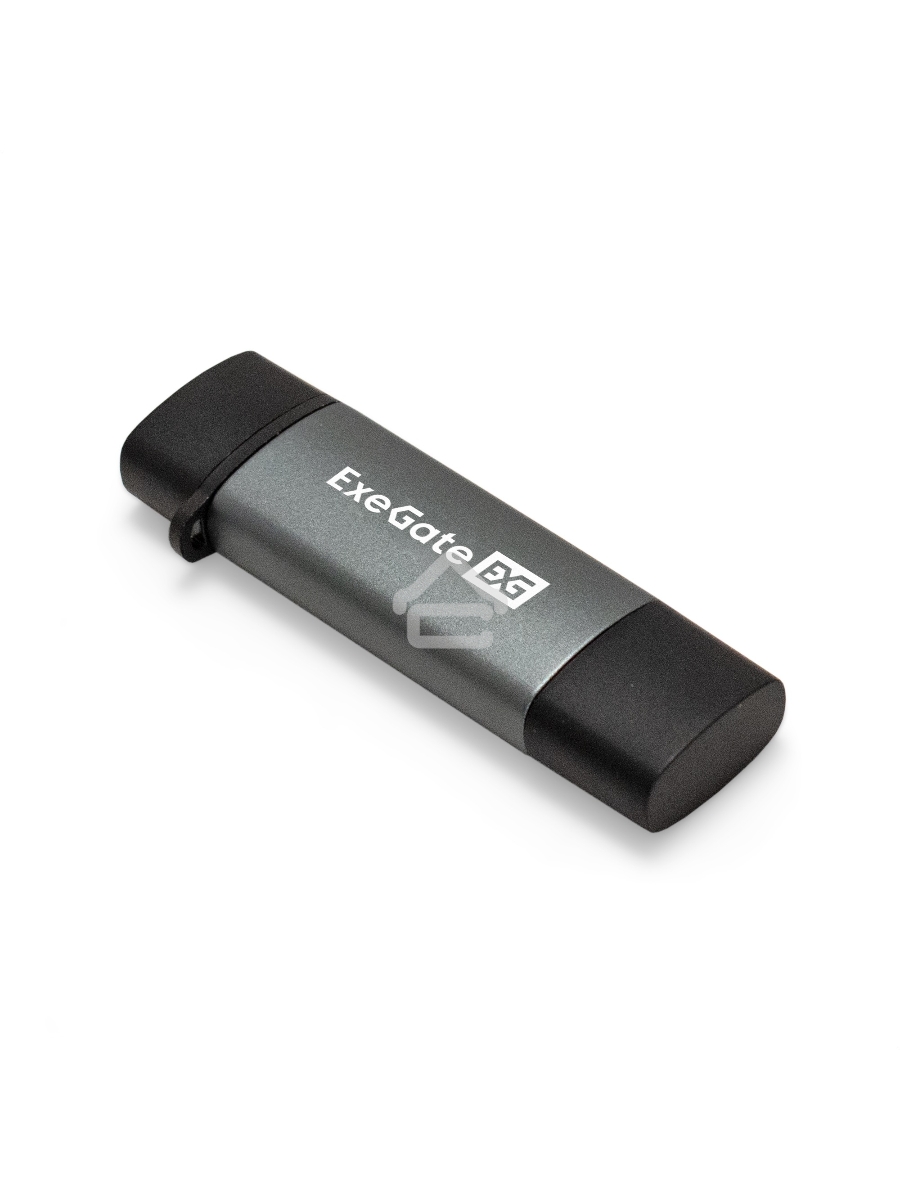 Устройство чтения/записи карт памяти ExeGate CR-201CA (кабель-адаптер USB Type-A/Type-C --> Card Reader, поддержка стандартов: SD/SDHC/MMCII/RS MMC, Micro SD/ Micro SDHC/Micro SDXC, Plug&Play, серый)