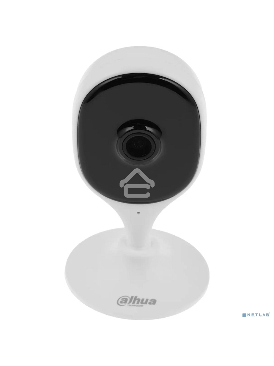Компактная IP-видеокамера DAHUA DH-IPC-C3AP-0280B с Wi-Fi 2.4ГГц 3Мп, 1/3.2” CMOS, объектив 2.8мм, обнаружение людей, ИК 10м, микрофон, динамик
