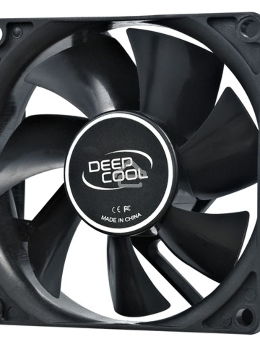 Вентилятор для корпуса DEEPCOOL XFAN 80 черный, 80 мм, 1800 об/мин, 20.3 дБ, 4 pin