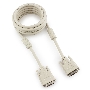 Кабель DVI-D single link Gembird, 3м, 19M/19M экран, феррит.кольца, пакет CC-DVI-10