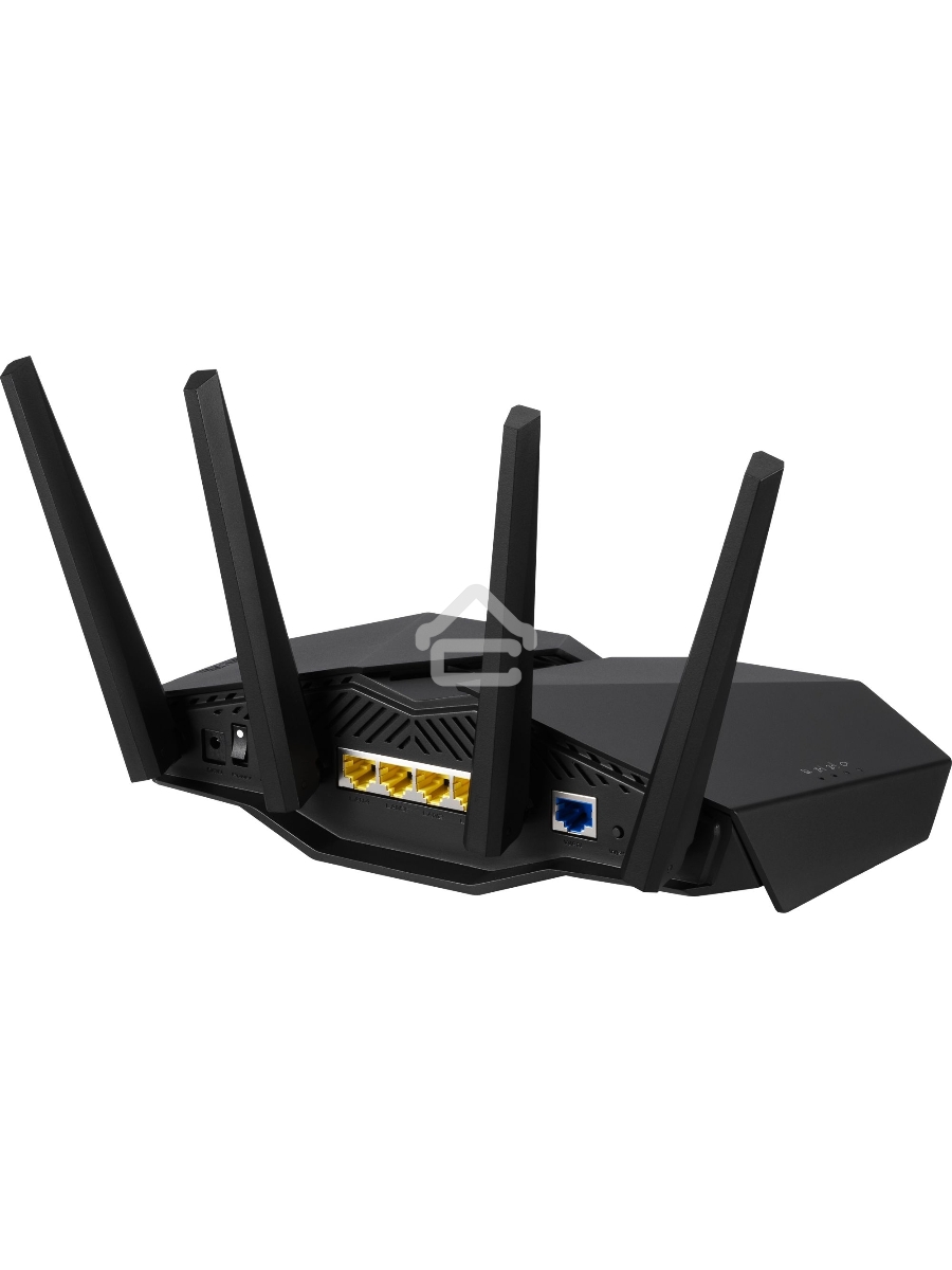 Роутер ASUS RT-AX82U роутер 802.11b/g/n/ac/ax, до 574 + 4804Мбит/c, 2,4 + 5 гГц, 4 антенны, USB, GBT LAN ; 90IG05G0-MO3R10