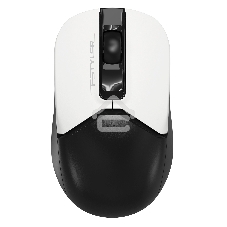 Мышь беспроводная A4Tech Fstyler FG12 белый/черный, 1200 dpi, радиоканал, USB, кнопки - 3