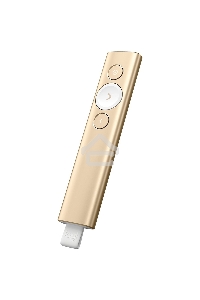 Презентер Logitech Spotlight золотистый, радиоканал, USB, кнопки - 3