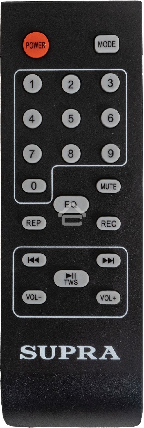 Минисистема SUPRA SMB-2150 черный 1200Вт FM USB BT SD (в комплекте: активн.+пассив.колонки)