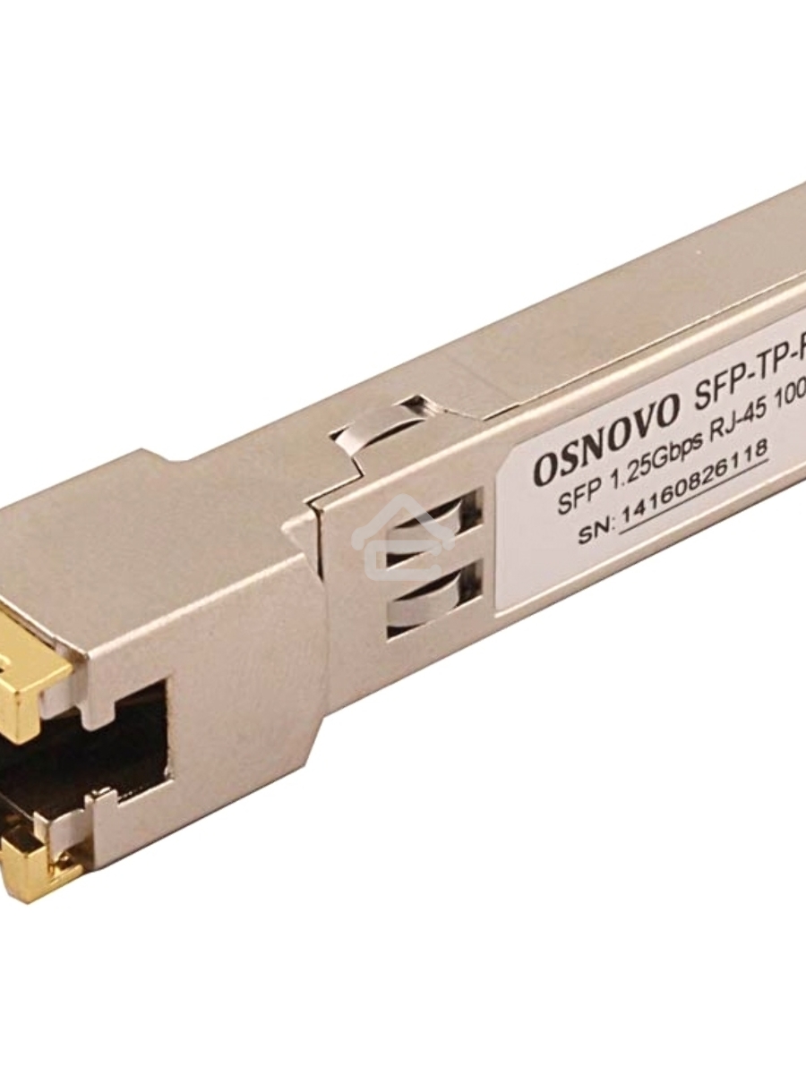 Трансивер OSNOVO Медный SFP модуль GE, до 1,25Гбит/с, до 100м