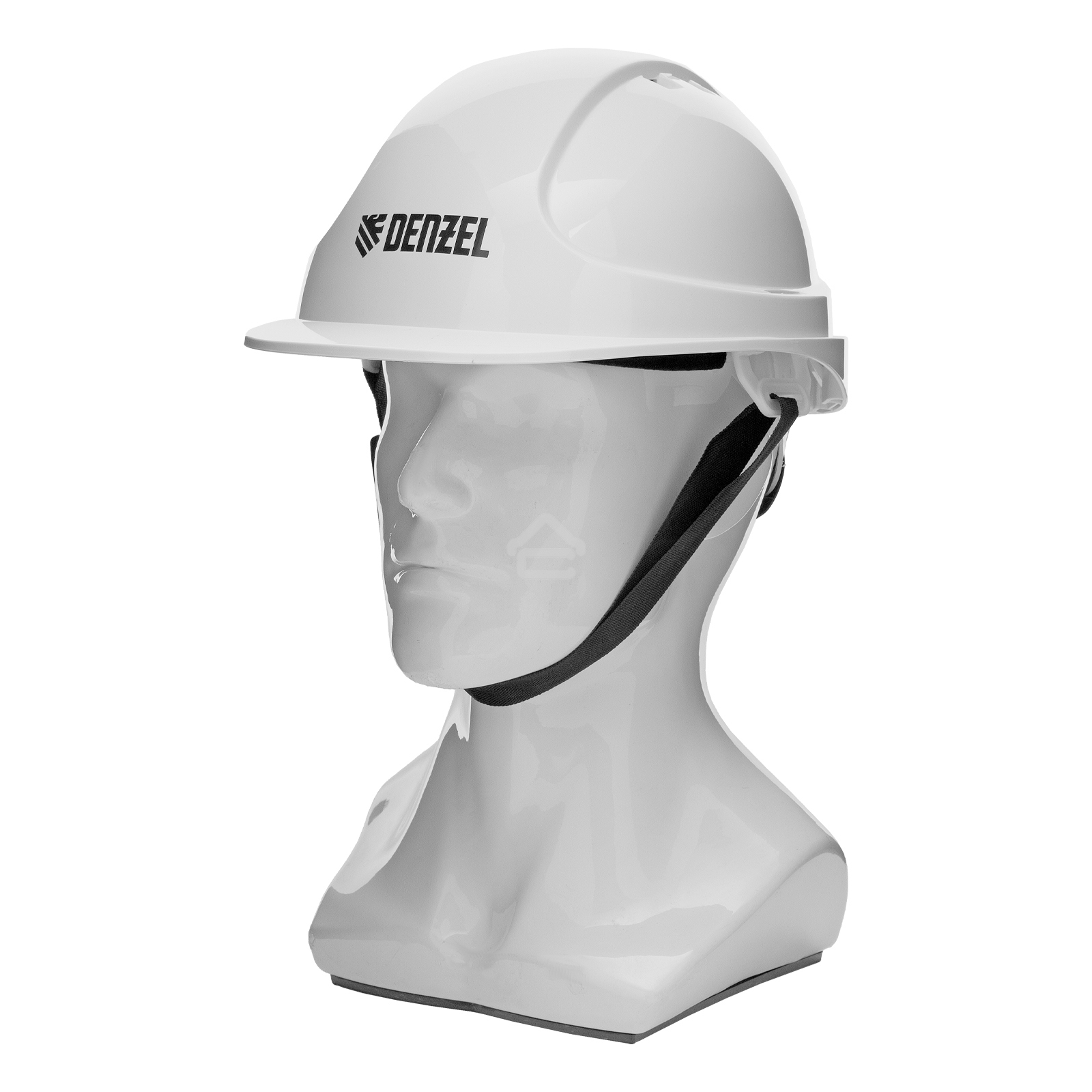 Каска защитная ударопрочная Denzel ABS/PC, плавная регулировка, модель 