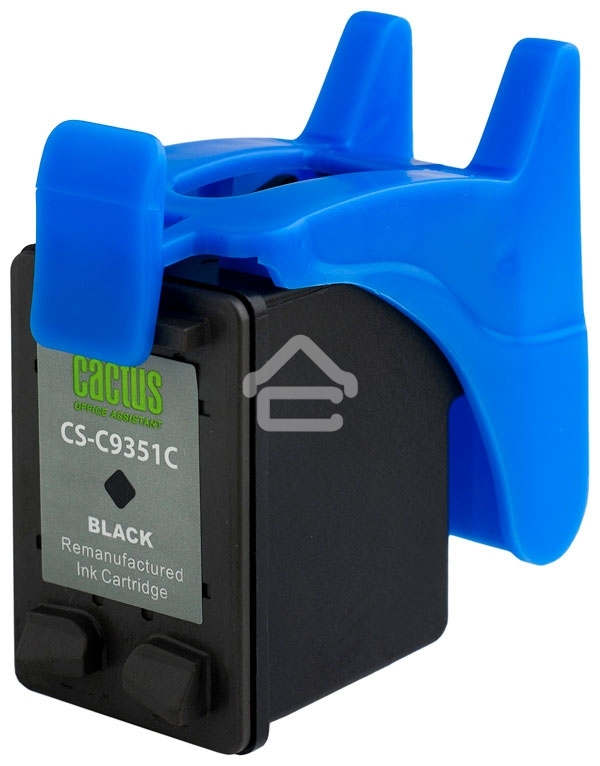 Картридж струйный Cactus CS-C9351C №21XL черный (20 мл) для HP DJ 3920/3940/D1360/D1460/D1470/D1560/D2330/D2360
