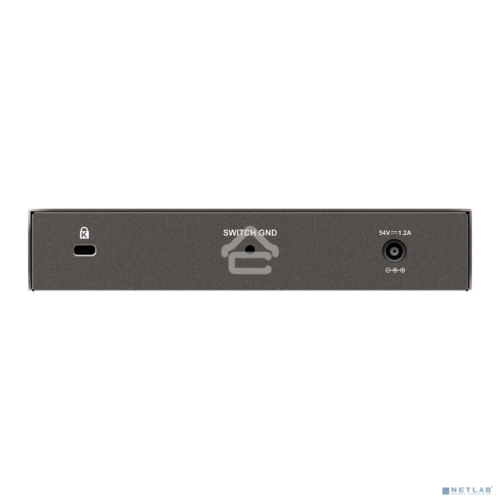 Неуправляемый коммутатор D-Link DGS-1008P/F3A с 8 портами 10/100/1000Base-T (4 порта PoE 802.3af/at, PoE-бюджет 60 Вт)