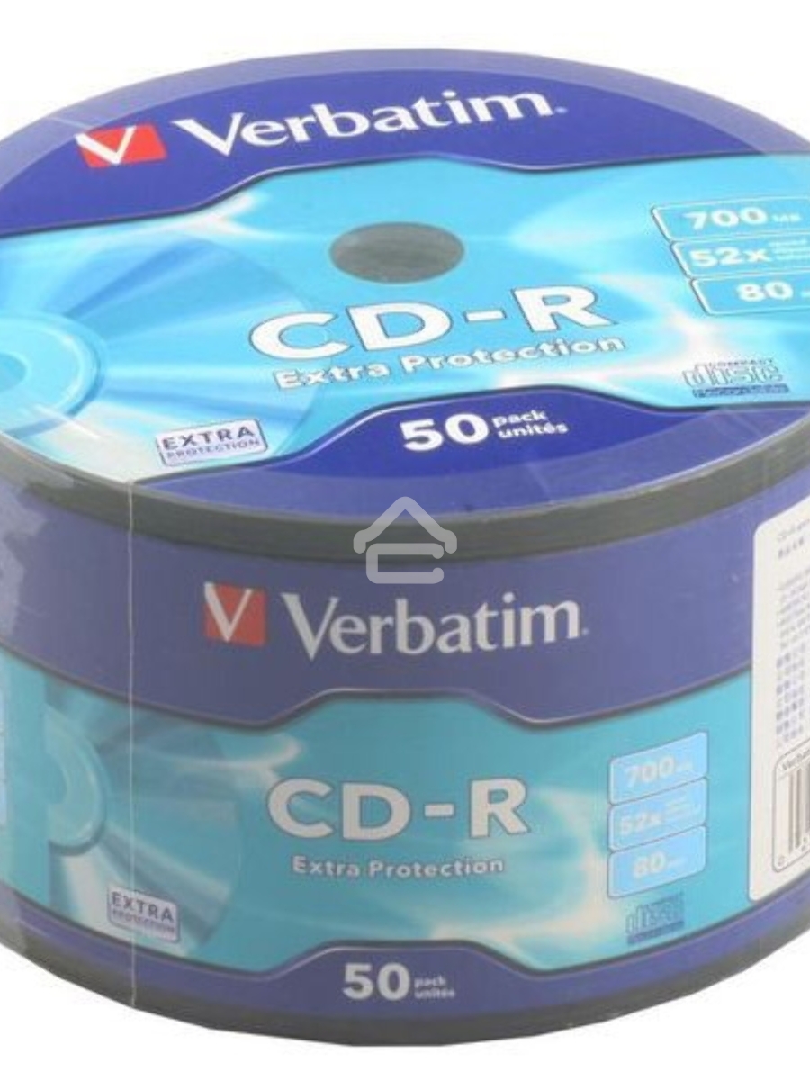 Диск CD-R Verbatim 700 Mb, 52x, Shrink (50), DataLife (50/600)