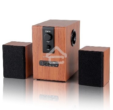 Колонки Dialog Progressive AP-150 BROWN 2.1, 10W+2*5W RMS, USB+SD reader 