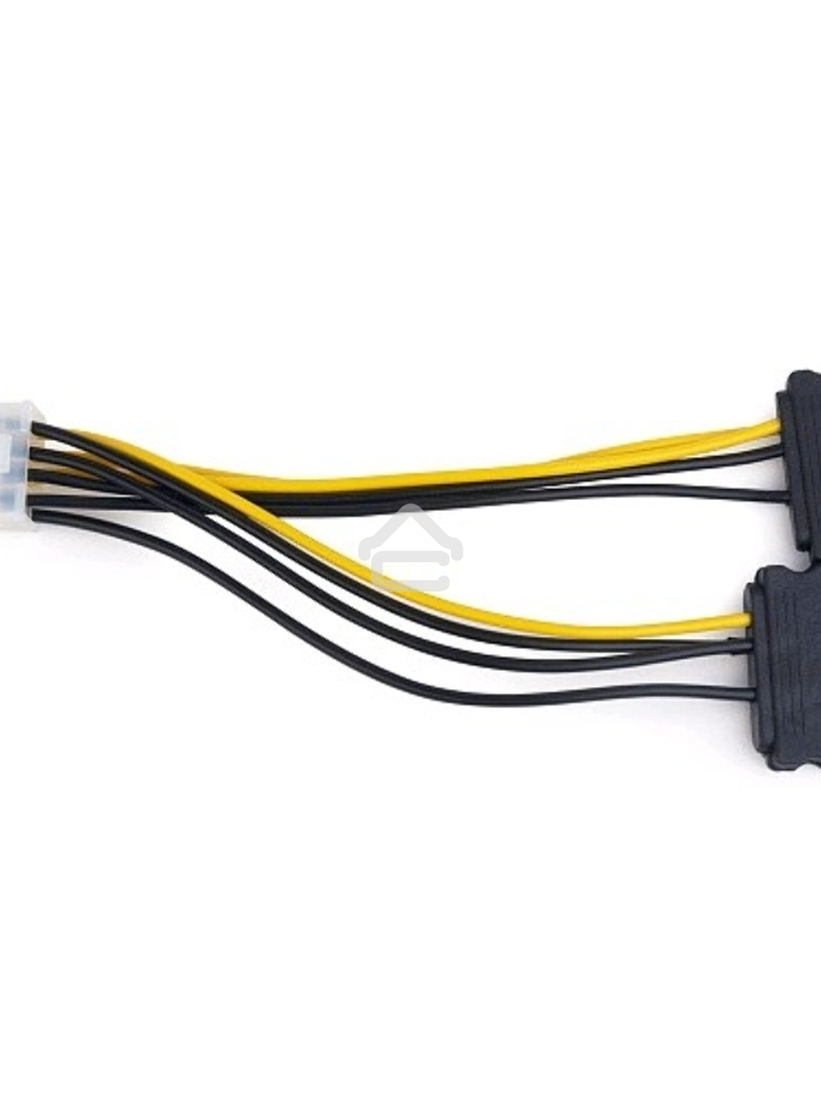 Разветвитель питания Cablexpert CC-PSU-83, 2xSATA->PCI-Express 8pin, для подключения в/к PCI-Е (8pin) к б/п ATX
