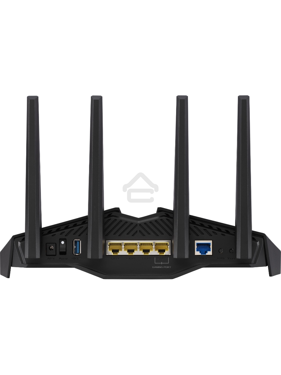 Роутер ASUS RT-AX82U роутер 802.11b/g/n/ac/ax, до 574 + 4804Мбит/c, 2,4 + 5 гГц, 4 антенны, USB, GBT LAN ; 90IG05G0-MO3R10