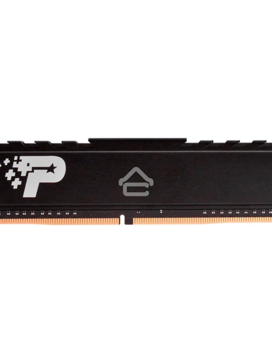 Оперативная память Patriot Signature Premium, DDR4, 16GB (1x16 GB), 3200 MHz, CL22, DIMM, радиатор, чёрный