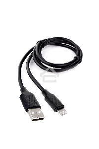 Кабель Cablexpert для Apple CCB-USB-AMAPO2-1MB, AM/Lightning, издание Classic 0.2, длина 1м, черный, блистер