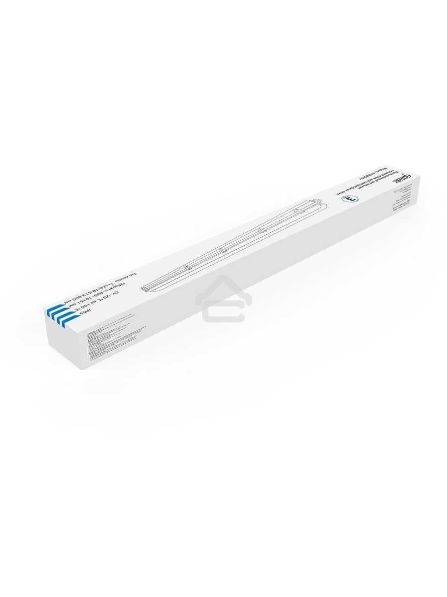 Светильник с отражателем влагозащ. СПП-Т8-G13 INDUSTRY 660х60х55мм IP65 для LED ламп 1х600мм Gauss 909410160