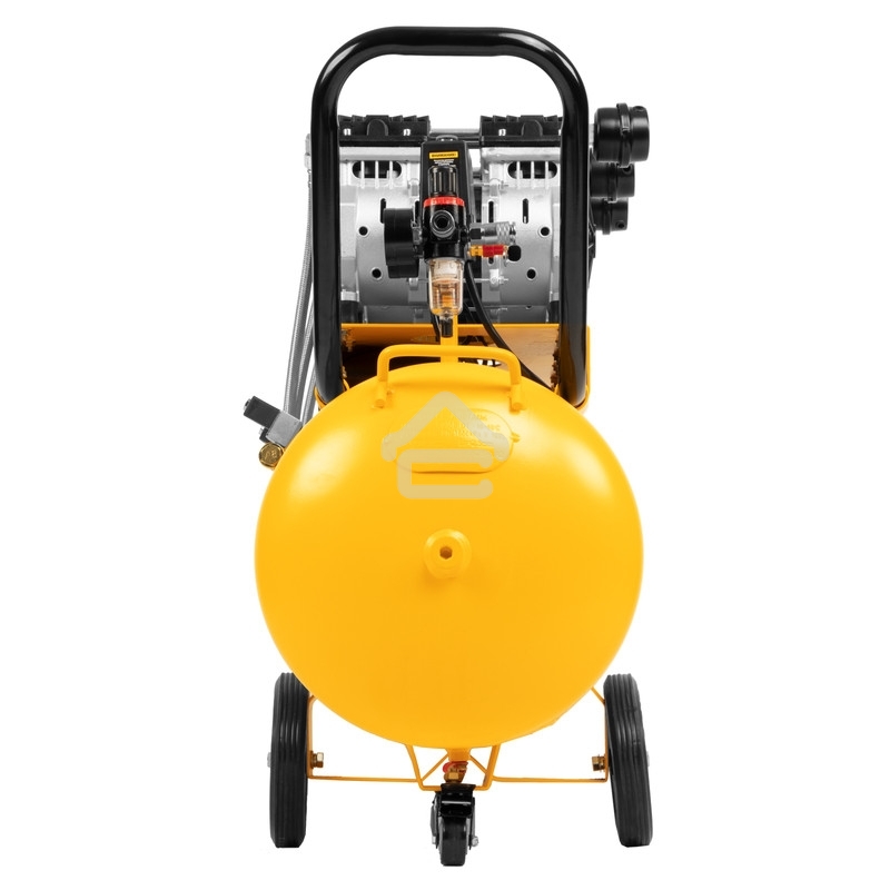 Компрессор безмаслянный малошумный Denzel DLS 1800/100,1800 Вт, 3х600, 100 л, 345 л/мин