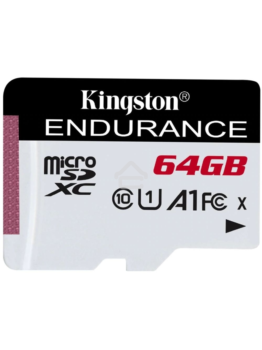 Флеш карта microSD 64GB Kingston microSDНC Class 10 A1 UHS-I Endurance 95R/30W Card Only