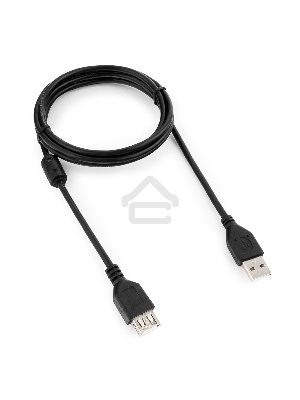 Кабель Gembird PRO CCF-USB2-AMAF-6 USB 2.0 кабель удлинительный 1.8м AM/AF  позол.конт., фер.кол.,  пакет 