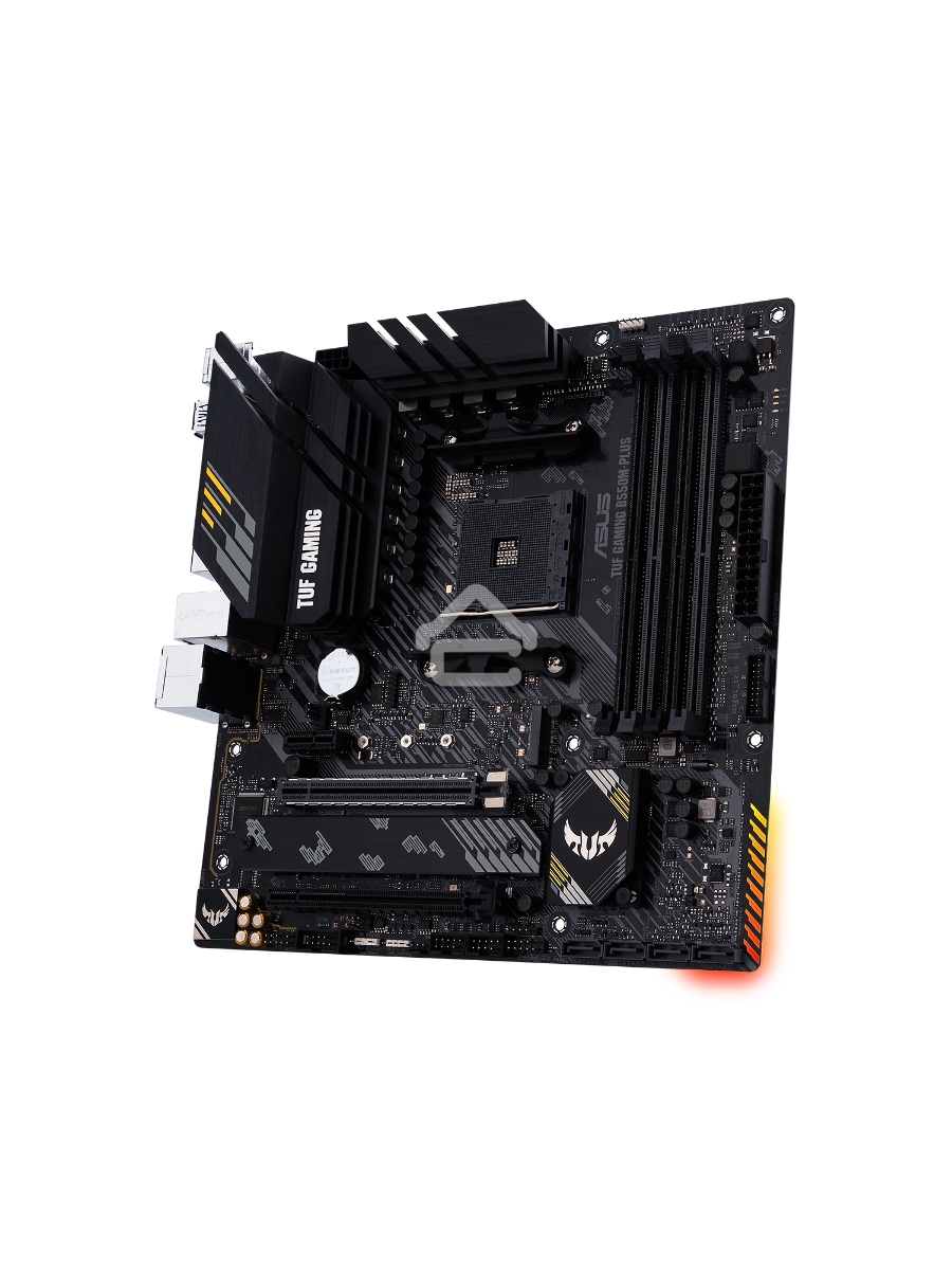 Материнская плата ASUS TUF GAMING B550M-PLUS, AM4, AMD B550, 4xDDR4, 4xSATA, 2xM.2, 1xPCIe 4.0 x16, 1xPCIe 3.0 x16, 1xPCIe x1, 1xHDMI, 1xDP, 1x 2.5Gb LAN, 4xUSB-A 3.2 Gen 1, 1xUSB-A 3.2 Gen 2, 2xUSB-A 2.0, 1xUSB-C 3.2 Gen 2, 5x3.5 мм, 7.1, mATX