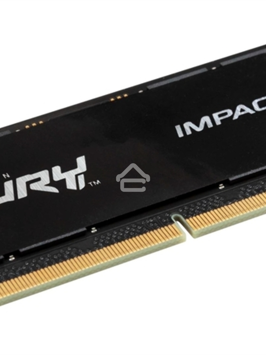 Оперативная память Kingston Fury Impact, DDR5, 16GB (1x16 GB), 5600 MHz, CL40, SO-DIMM