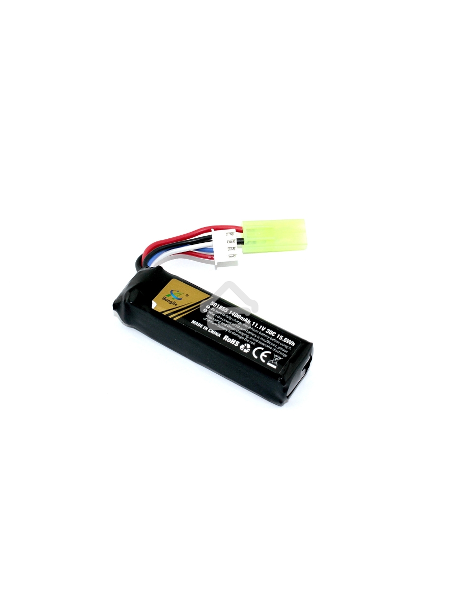 Аккумулятор Li-Pol 11.1V 401855 1400mAh разъем mini Tamiya plug