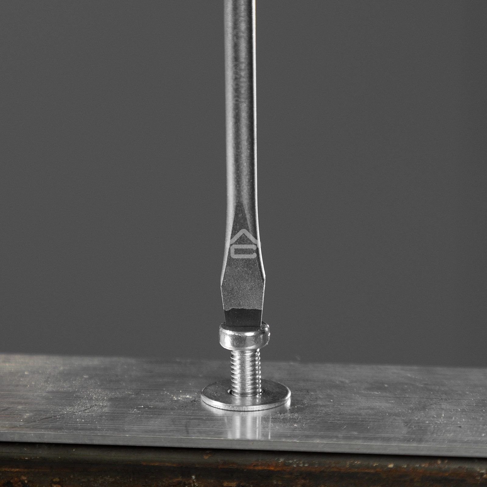 Отвертка Denzel SL5x100 мм, S2, 3к рукоятка