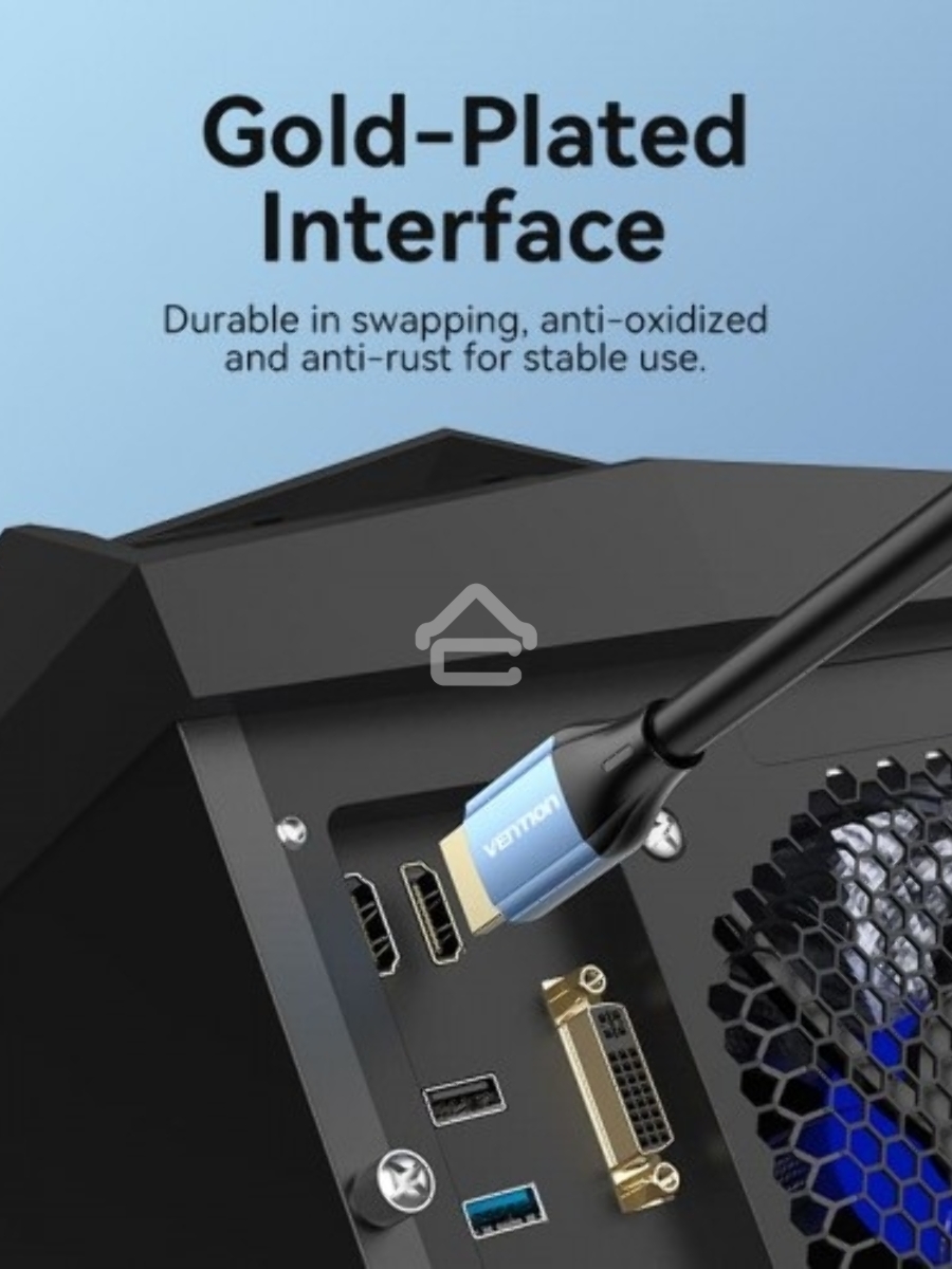 Кабель Vention HDMI High speed v2.0 with Ethernet 19M/19M - 15м