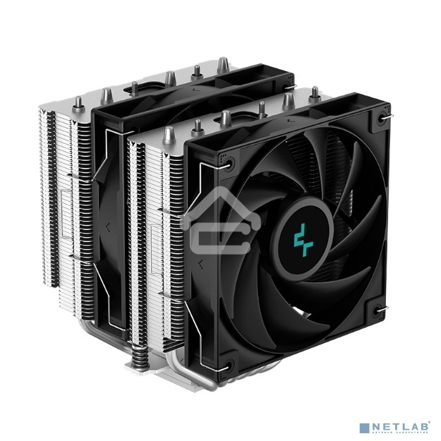 Кулер для процессора DEEPCOOL AG620 черный, 120 мм, алюминий/медь, 1850 об/мин, 29.4 дБ, 4 pin, 260 Вт, 157 мм
