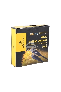 Активный оптический кабель Cablexpert HDMI, 50м, v2.0, 19M/19M, AOC Premium Series, позол.разъемы, экран, коробка