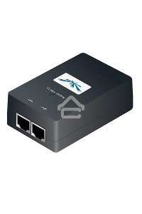 Точка доступа UBIQUITI POE-48-24W(EU) блок питания с PoE, 220 VAC -> 48VDC 0.5A - с кнопкой Reset и удаленной перезагрузкой