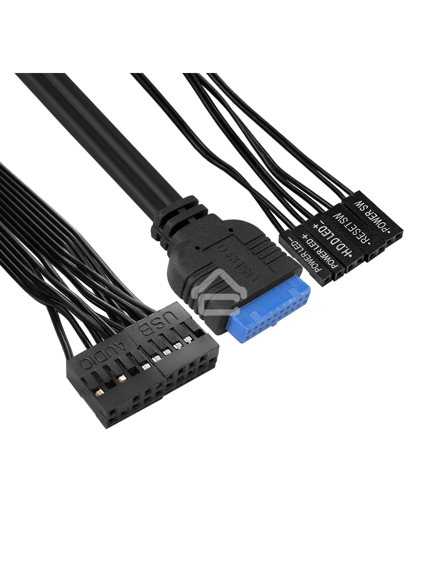 Компьютерный корпус Desktop ExeGate MI-208U2 (mini-ITX/mATX, без БП, 1*USB+2*USB3.0, аудио, черный)