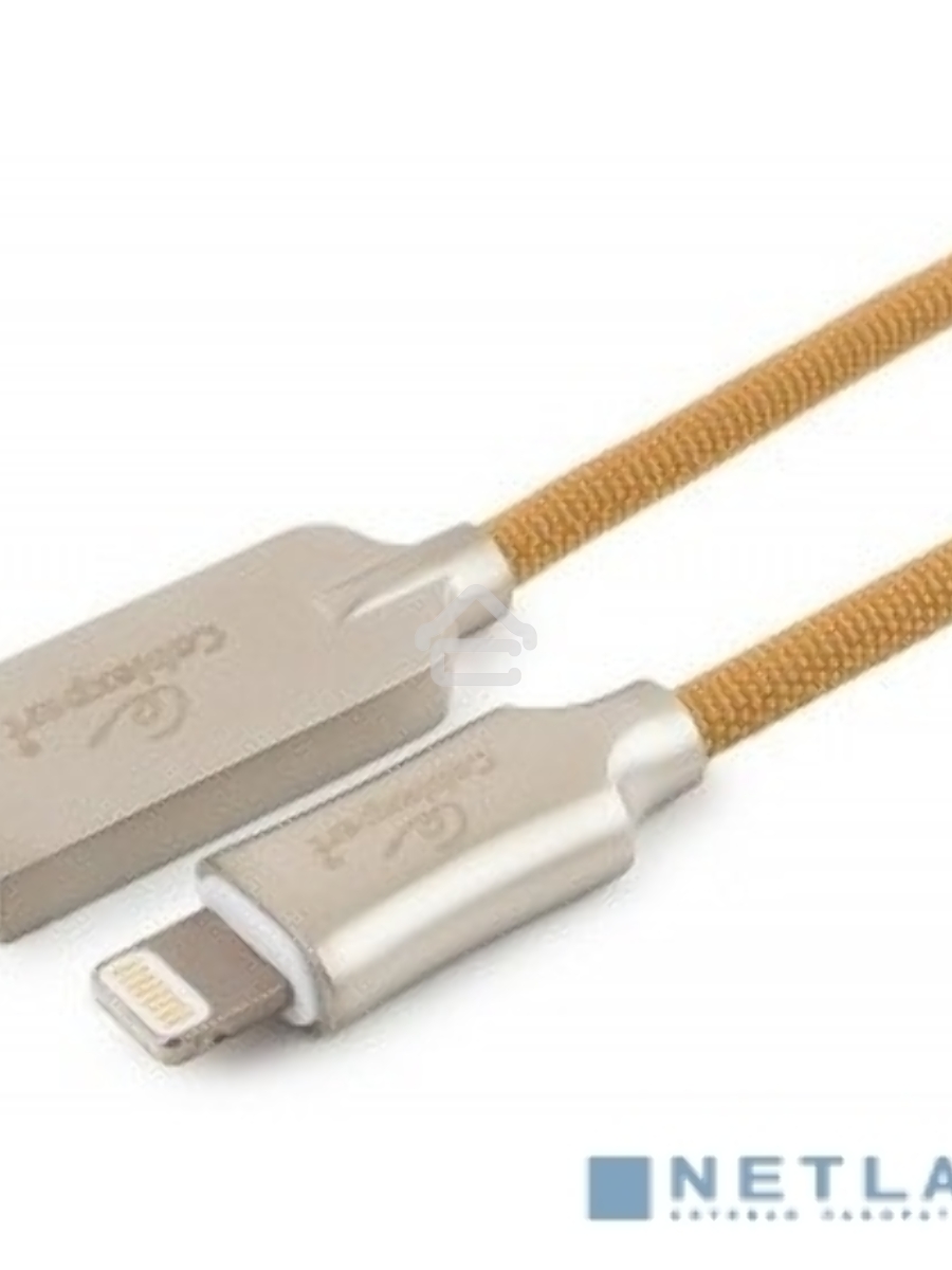 Кабель USB Cablexpert для Apple CC-P-APUSB02Gd-1.8M, MFI, AM/Lightning, серия Platinum, длина 1.8м, золотой, блистер