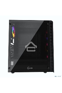 Компьютерный корпус Powercase Mistral Z4С Mesh LED, Tempered Glass, 4x 120mm 5-color fan, чёрный, ATX  (CMIZ4C-L4)