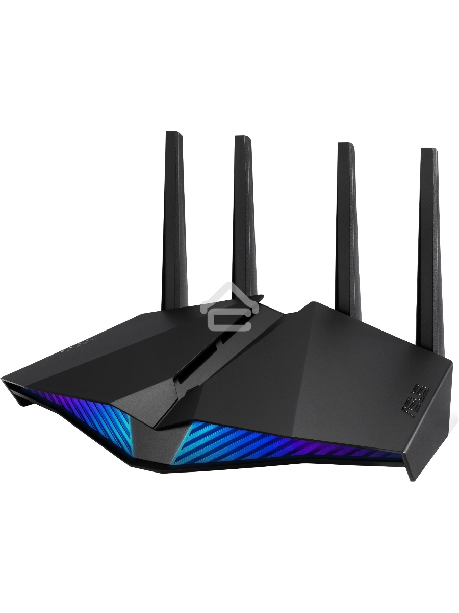 Роутер ASUS RT-AX82U роутер 802.11b/g/n/ac/ax, до 574 + 4804Мбит/c, 2,4 + 5 гГц, 4 антенны, USB, GBT LAN ; 90IG05G0-MO3R10